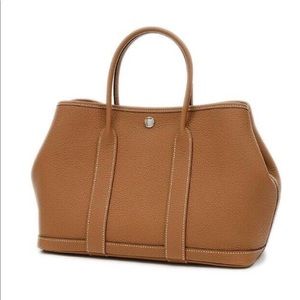 Authentic Hermès Gold Negonda  Garden  Party 36